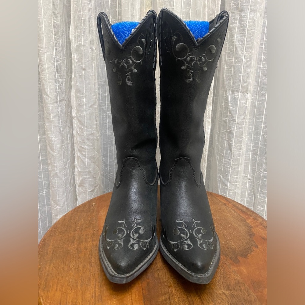 Crush™ by Durango® Women's Black Scroll Western